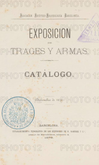 Album fotográfico de la exposition de trajes y armas, celebrada por la Asociación
