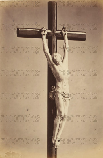 Ivory crucifix from the episcopal chapel in Ghent, displayed at an exhibition of religious objects
