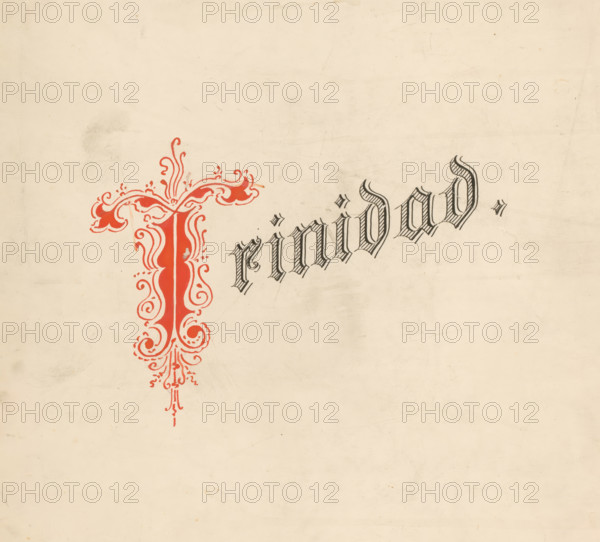 Trinidad travel album with 11 photos, Dutch, Trinidad, photograph album, scrapbook, Travel album