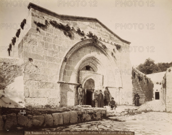 Tomb of the Virgin Mary and the Cave of the Agony in Jerusalem, Tombeau de la Vierge et grotte de
