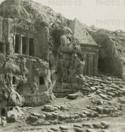 Jerusalem Sépulcres St. Jacques et St. Zachari, Rock Tombs of Benei Hezir and St. Zacharia, Kidron