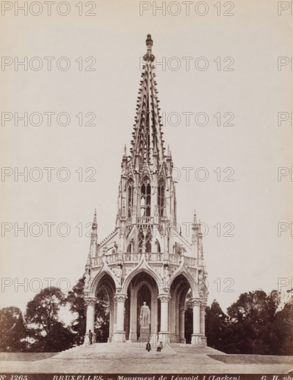Monument to King Leopold I of Belgium in Brussels, Belgium, Monument de Léopold I (Laeken),