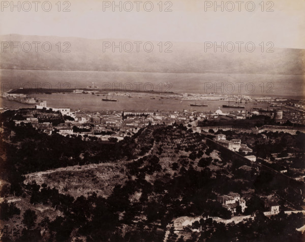 View of Messina, Italy, Messina Panorama, photograph, number: 'No. 1330', photographer: Giorgio