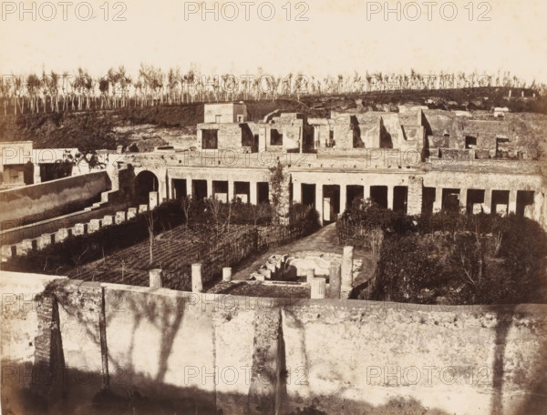 Remains of the Villa of Diomedes in Pompeii, Italy, photograph, number: '11', number: '49.',