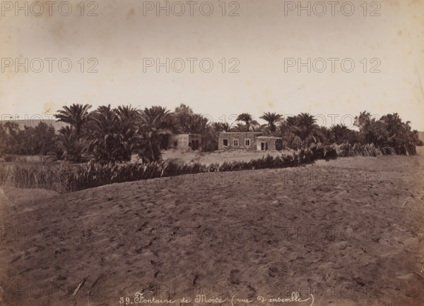 View of the Moses Fountain near Suez, Fontaine de Moïse (vue d'ensemble), photograph, number: '39