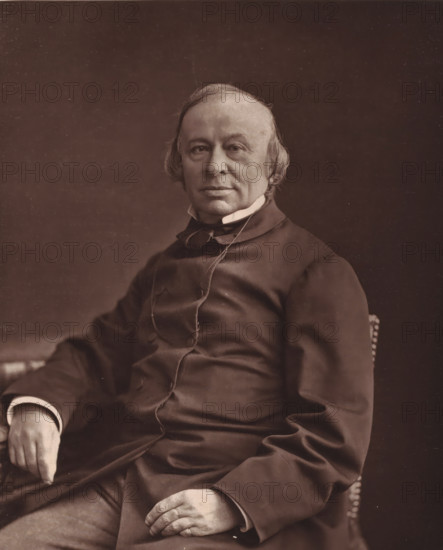 Edouard-Rene Laboulaye, Portrait of Édouard René Lefebvre de Laboulaye, page, photomechanical