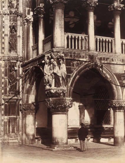 Palazzo Ducale, photograph, c. 1850 - c. 1870, photographer, albumen print, height 583 mm x width