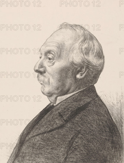 Blussé, Portrait of an unknown man named Blussé, print, Possibly a portrait of the politician