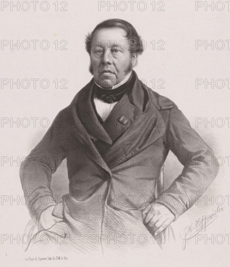 Portrait of Hendrik Jacob Taets van Amerongen, print, printmaker: Johan Hendrik Hoffmeister,
