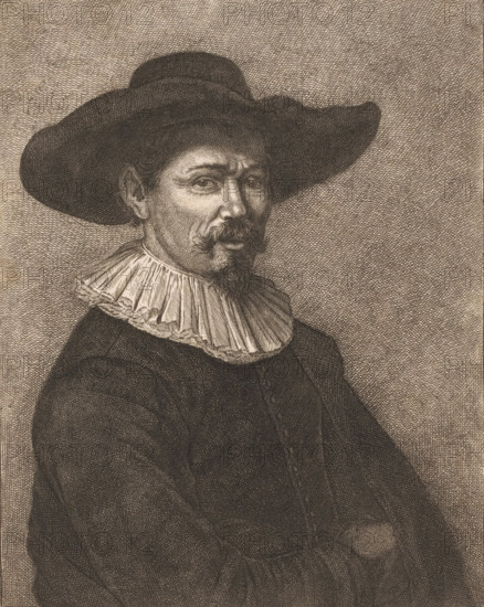 Portrait of Herman Doomer, print, printmaker, after print by, Nicolas-Gabriel Dupuis, paper,