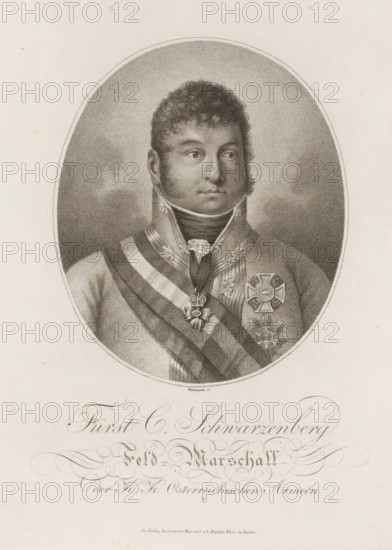 Portrait of Carl Philipp von Schwarzenberg, Bildnisse der berühmstromen Menschen aller Völker und