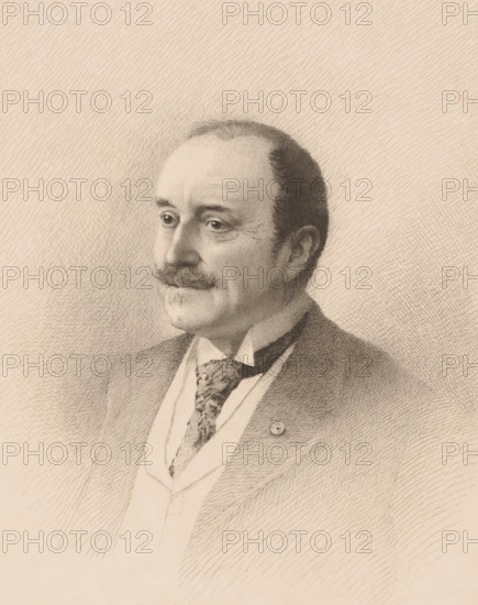Monsieur Laporte, Portrait of an unknown man, print, annotation: '3me état', printmaker: Auguste