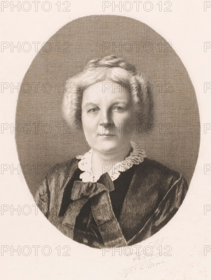 Portrait of an unknown lady, Mrs. Sainctelette, print, annotation: 'Dernier etat', printmaker:
