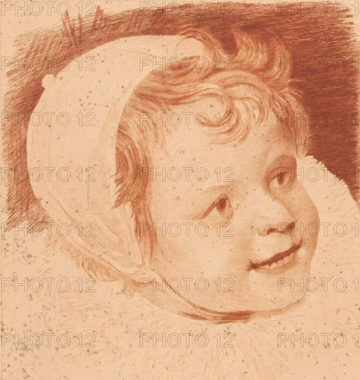 Portrait of Johannes-Baptist de Vos, print, annotation: '2 etat, deux epreuves', printmaker: