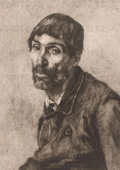 Beggar, print, annotation: '2me etat', printmaker: Auguste Danse (signed by artist), after design