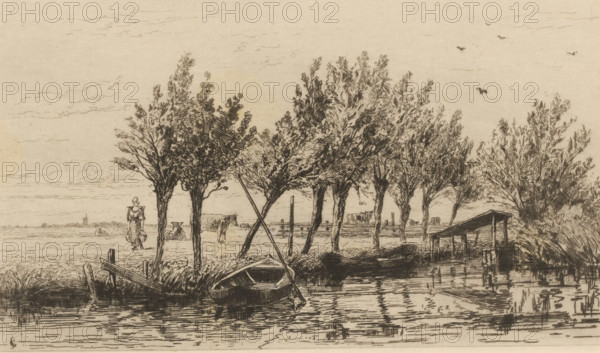 Polder near Loenen, Polder près de Loenen (original title), La Hollande (original series title),