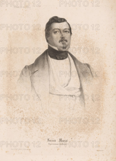 Portrait of the politician Lucien Murat, Lucien Murat, Portraits of members of the National