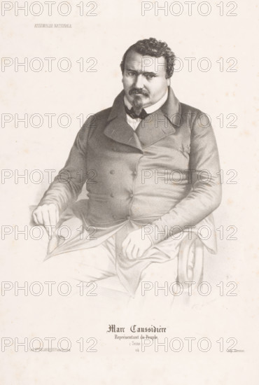 Portrait of Marc Caussidière, Marc Caussidière, Portraits of members of the National Assembly,