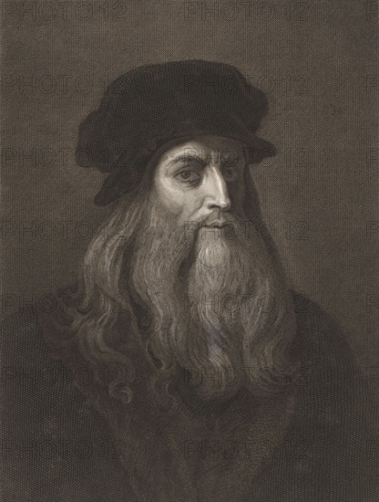 Portrait of an unknown man with a long beard, print, annotation: '3em état', annotation: 'remove