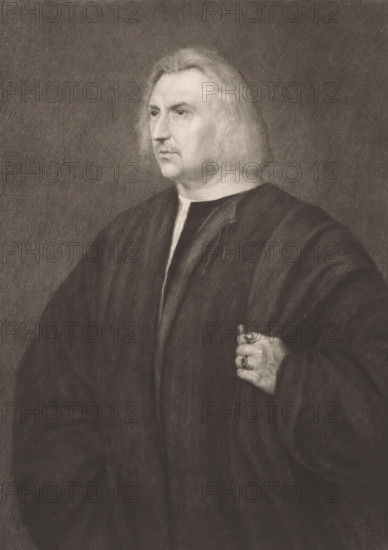 Portrait of an unknown man, print, inscription: 'L. Le Nain. aquf. Wien 8... 82', printmaker: Louis