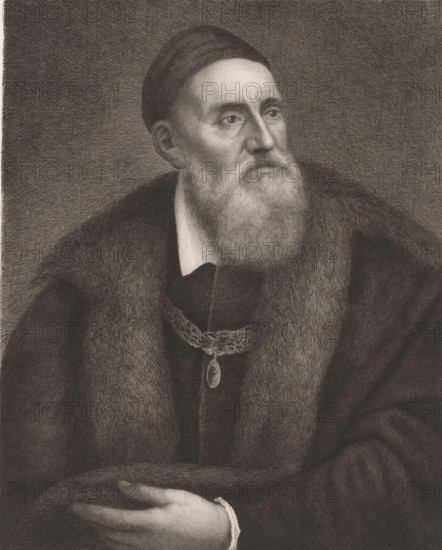 Portrait of an unknown man, print, inscription: 'L. Le Nain aquf. Roma mai 1883', printmaker: Louis