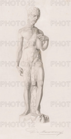 Image of John the Baptist, Commence par domandor terminé par De Meersman, print, printmaker: