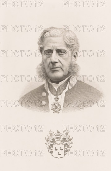 Portrait of Léopold de Wael, print, inscription: '1e Etat', printmaker: Jean Baptiste Pierre