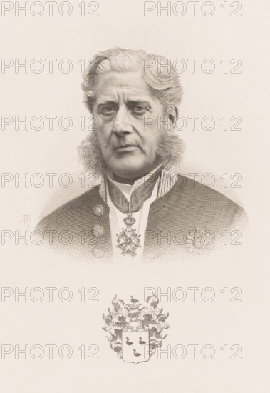 Portrait of Léopold de Wael, print, printmaker: Jean Baptiste Pierre Michiels (signed by artist),