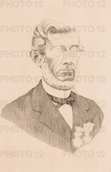 Portrait of an unknown man, possibly Dorzée, print, inscription: '1e état, Mons 7x em 1897',