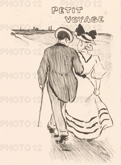 Petit voyage, print, printmaker: Théophile Alexandre Steinlen, publisher: Georges Ondet, Paris,