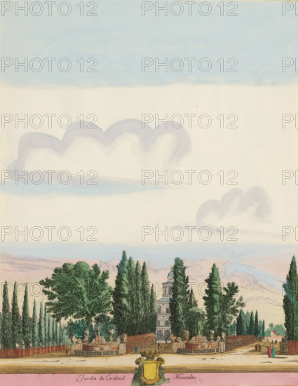 Jardin du cardinal Montalte, Garden at the Villa Montalto in Rome, Views of Rome and the