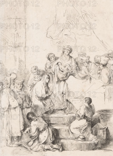 Presentation of Christ in the Temple, print, Number of states known 1(3), printmaker: Joachim