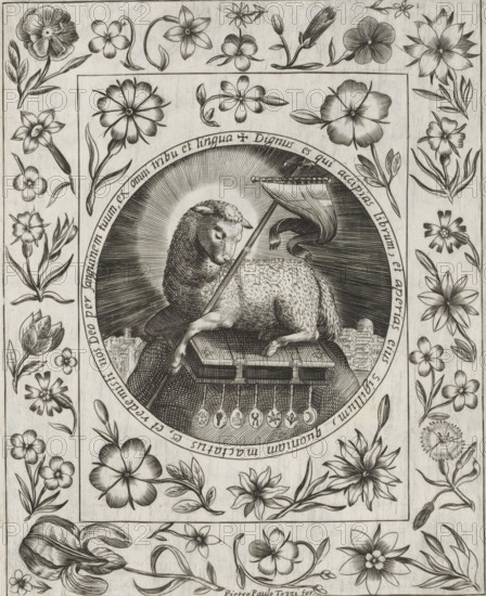 Lamb of God on the Book with the Seven Seals, Imagini Gentilissime delle dodici Sibille, print,