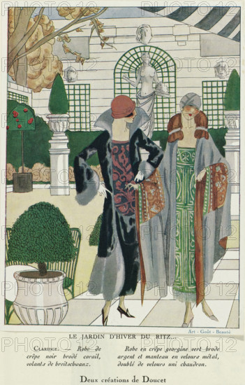 Art - Goût - Beauté, Feuillets de l' élégance féminine, Janvier 1924, No. 41, 4th Année, p. 6: Le