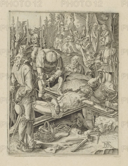 Christ nailed to the cross, Passio Christi Ab Alberto Durer Nurenburgensi Effigiata, The Little