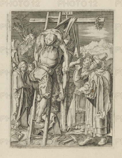 Descent from the Cross, The Little Passion, Passio Christi Ab Alberto Durer Nurenburgensi