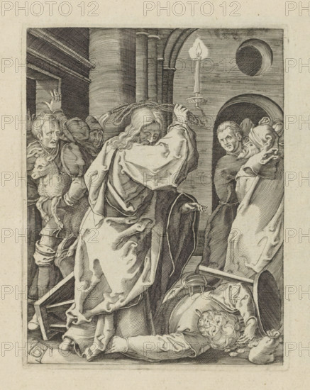 Expulsion of the money changers from the temple, The Little Passion, Passio Christi Ab Alberto