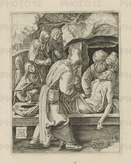 Entombment, The Little Passion, Passio Christi Ab Alberto Durer Nurenburgensi Effigiata, print,