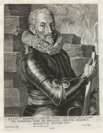 Portrait of Johannes 't Serclaes, Count of Tilly, Iconographie, Icones Principum Vivorum Doctorum