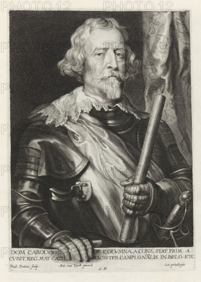 Portrait of Carlos Coloma, Marquis de la Espinar, Icones Principum Vivorum Doctorum Pictorum