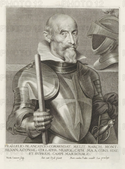 Portrait of Lelio Blancaccio, Iconographie, Icones Principum Vivorum Doctorum Pictorum