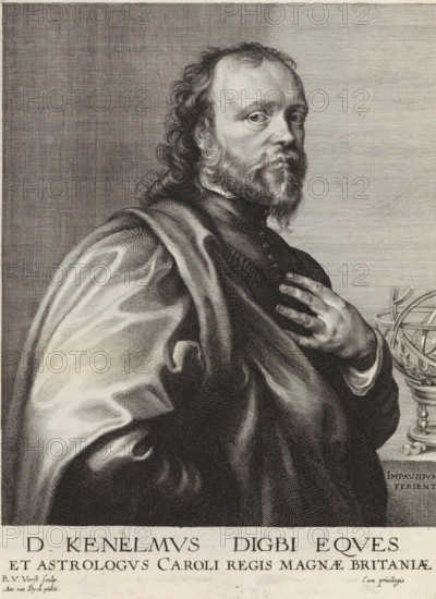Portrait of Kenelm Digby, Icones Principum Vivorum Doctorum Pictorum Chalcographorum Statuariorum