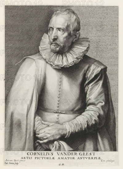 Portrait of Cornelis van der Geest, Iconographie, Icones Principum Vivorum Doctorum Pictorum