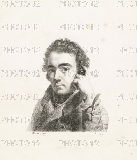 Self-portrait, print, number: '02', annotation: 'imprimé à Paris', printmaker: Jean-Baptiste