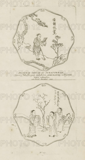 Ni K'uan of the Han Dynasty, T'ien Chên and his two brothers, Picturae Sinicae Ac Surattenae, Vasis