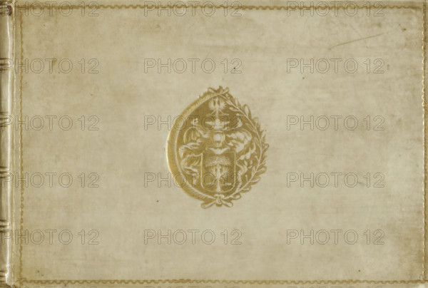 Album with architectural prints by the Van Doetechum brothers, based on designs by Vredeman de