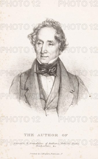 The author of annals & anecdotes of authors - artists books, booksellers &c., Portrait of a writer,