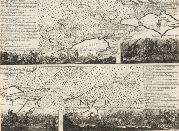 Map of the Bravalla heath, Topographica Delineatio Camporum Bravielsium in Smolandiae Praefectura