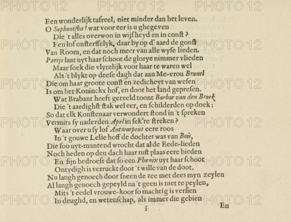 To the Nymphs of the Amstel, Dutch poem on the Nymphs of the Amstel, page 10, Les vrais pourtraits