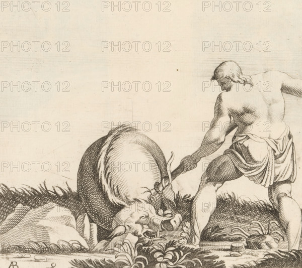 Hercules with the boar of Erymanthus, Galerie des peintures qui sont dans la ball du bal à